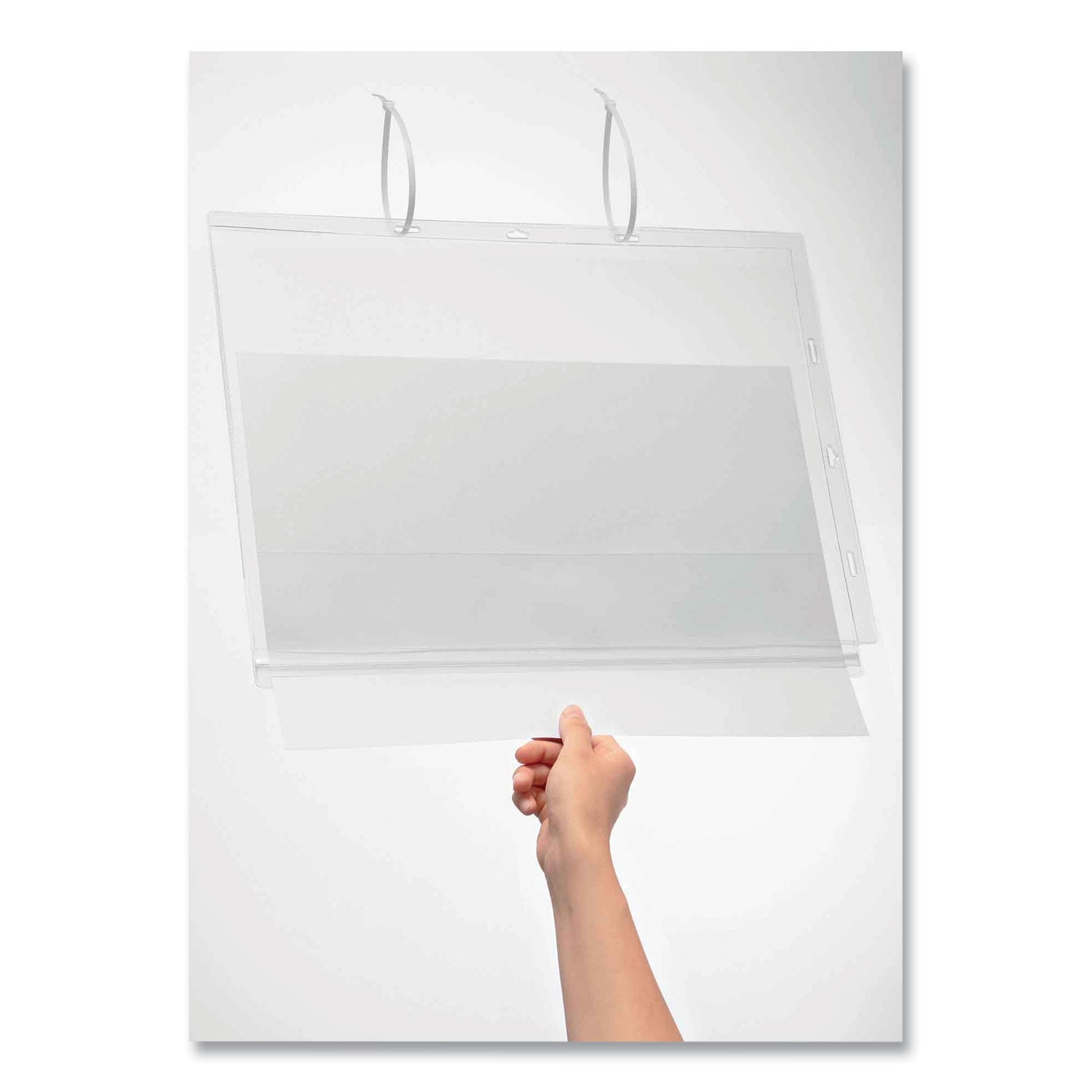 water-resistant-sign-holder-pockets-with-cable-ties-11-x-17-clear-frame-5-pack_dbl502819 - 4