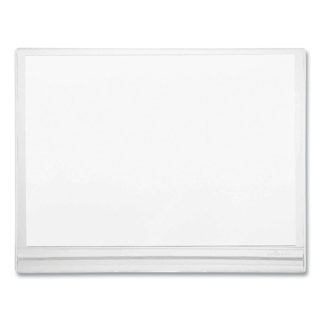 Self-Adhesive Water-Resistant Sign Holder, 8.5 x 11, Clear Frame, 5/Pack