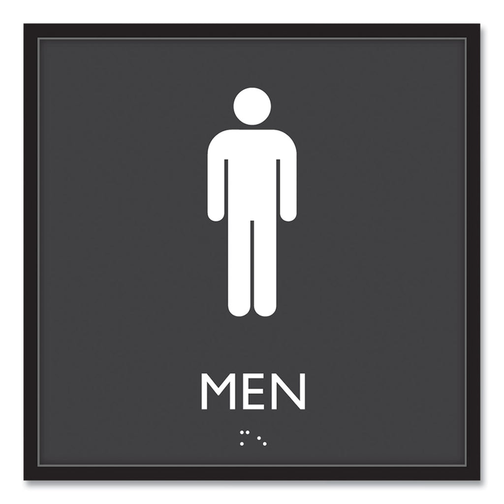 ada-sign-men-plastic-8-x-8-clear-white_uss66914 - 1