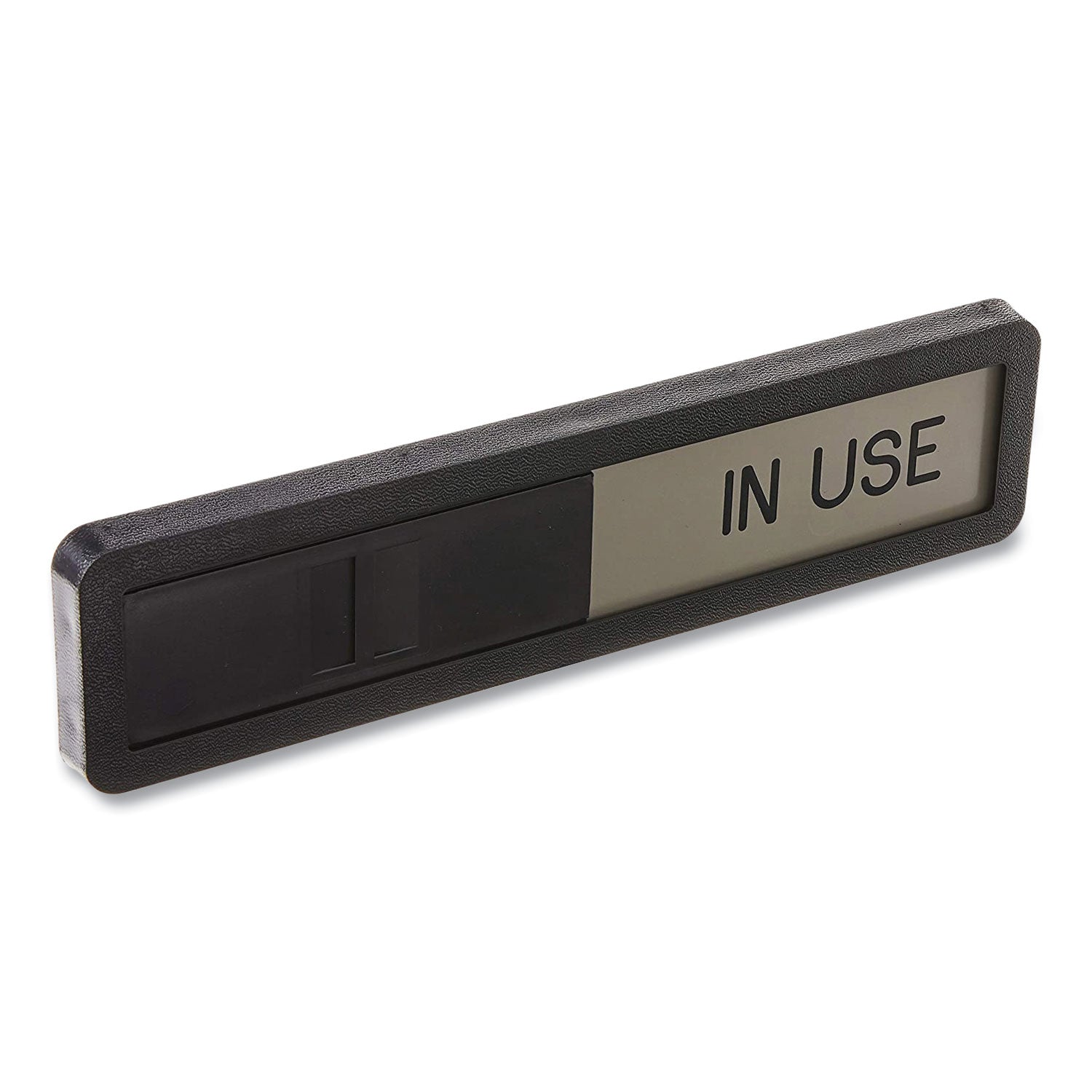 vacant-in-use-sign-in-use;-vacant-25-x-105-black-silver_uss1519 - 3