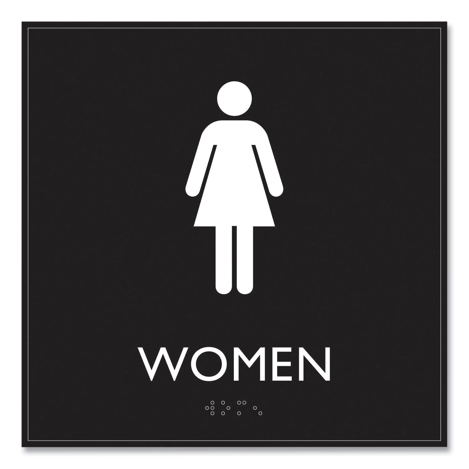 ada-sign-women-plastic-8-x-8-clear-white_uss66912 - 3