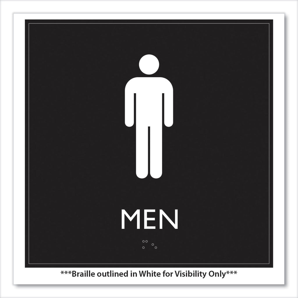 ada-sign-men-plastic-8-x-8-clear-white_uss66914 - 2