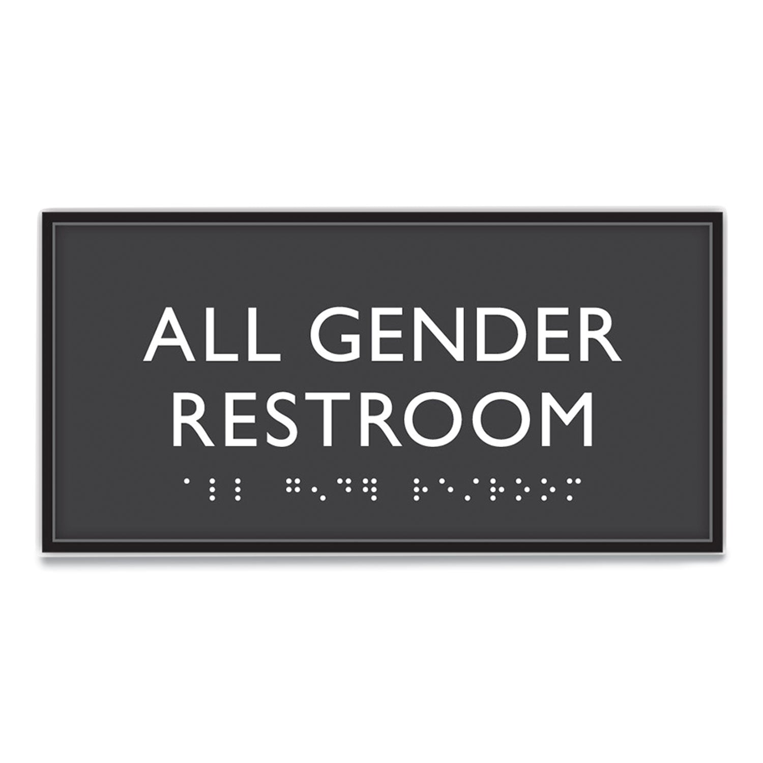 ada-sign-all-gender-restroom-plastic-4-x-4-clear-white_uss69920 - 1
