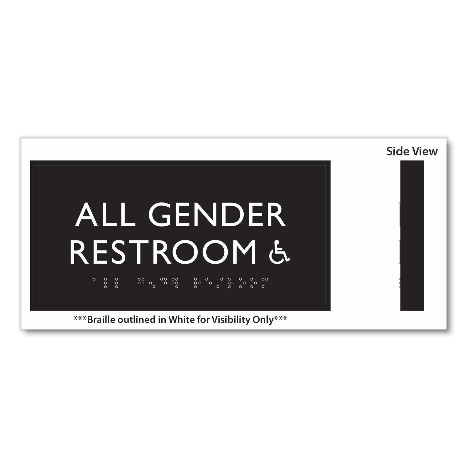 ada-sign-all-gender-restroom-accessible-plastic-4-x-4-clear-white_uss69921 - 3