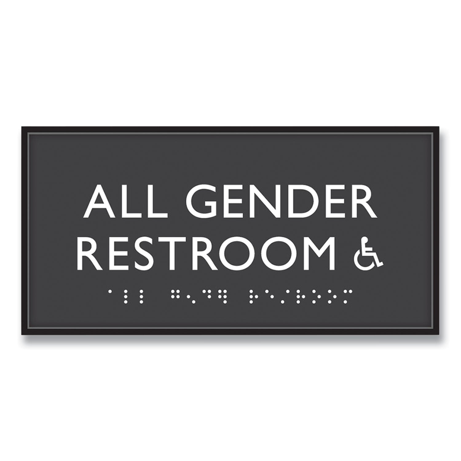 ada-sign-all-gender-restroom-accessible-plastic-4-x-4-clear-white_uss69921 - 1