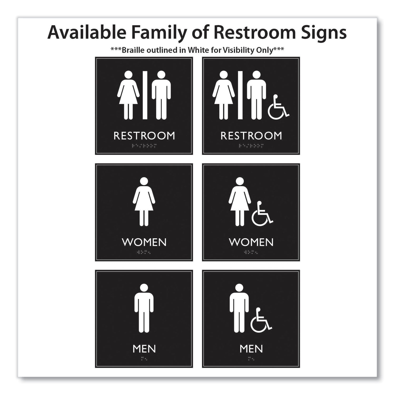 ada-sign-unisex-restroom-plastic-8-x-8-clear-white_uss66910 - 3