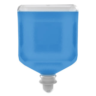 SC Johnson Refresh Azure Foam Hand Soap - Fresh Apple ScentFor - 67.6 fl oz (2 L) - Dirt Remover, Kill Germs - Hand, Daycare, Office - Moisturizing - Blue - Biodegradable, Non-toxic - 4 / Carton