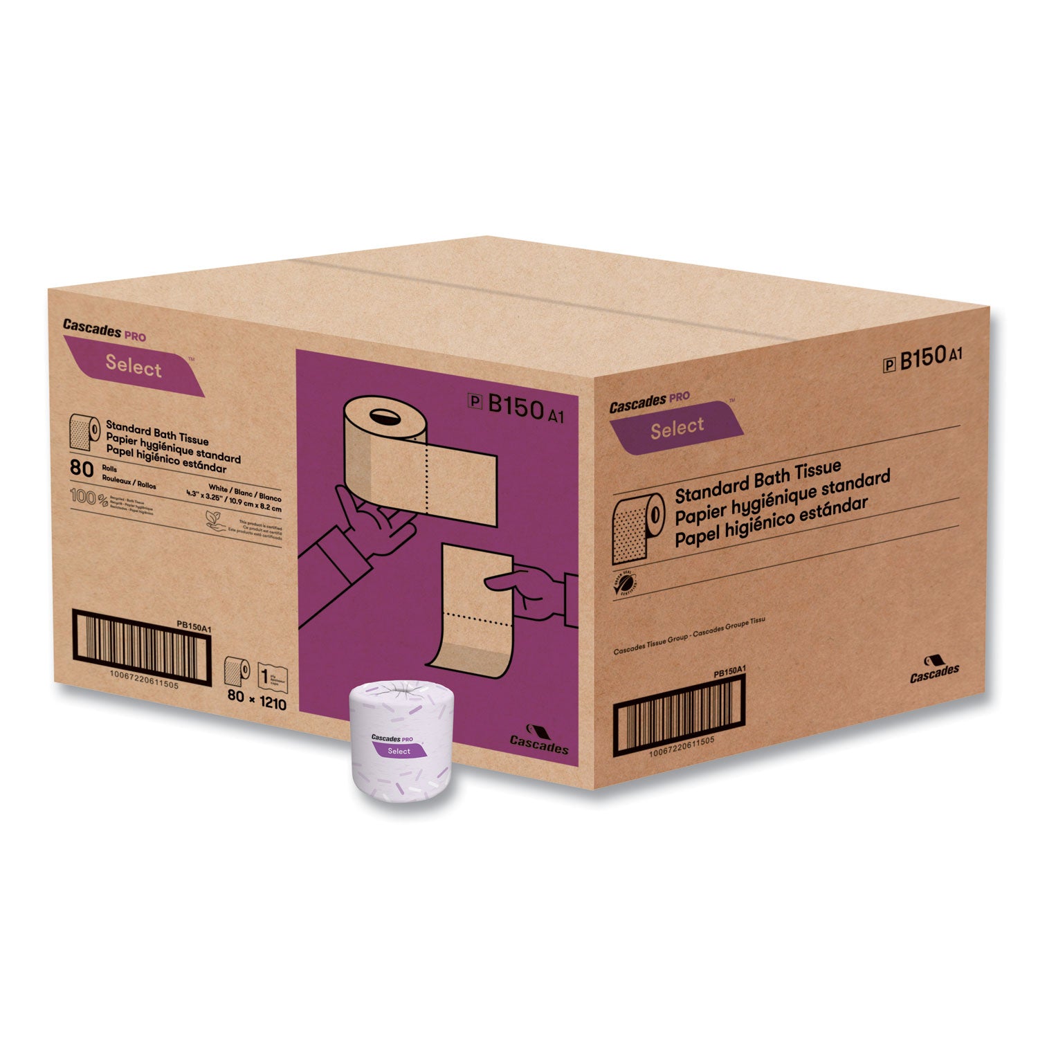 select-standard-bath-tissue-1-ply-white-1210-roll-80-rolls-carton_csdb150 - 3