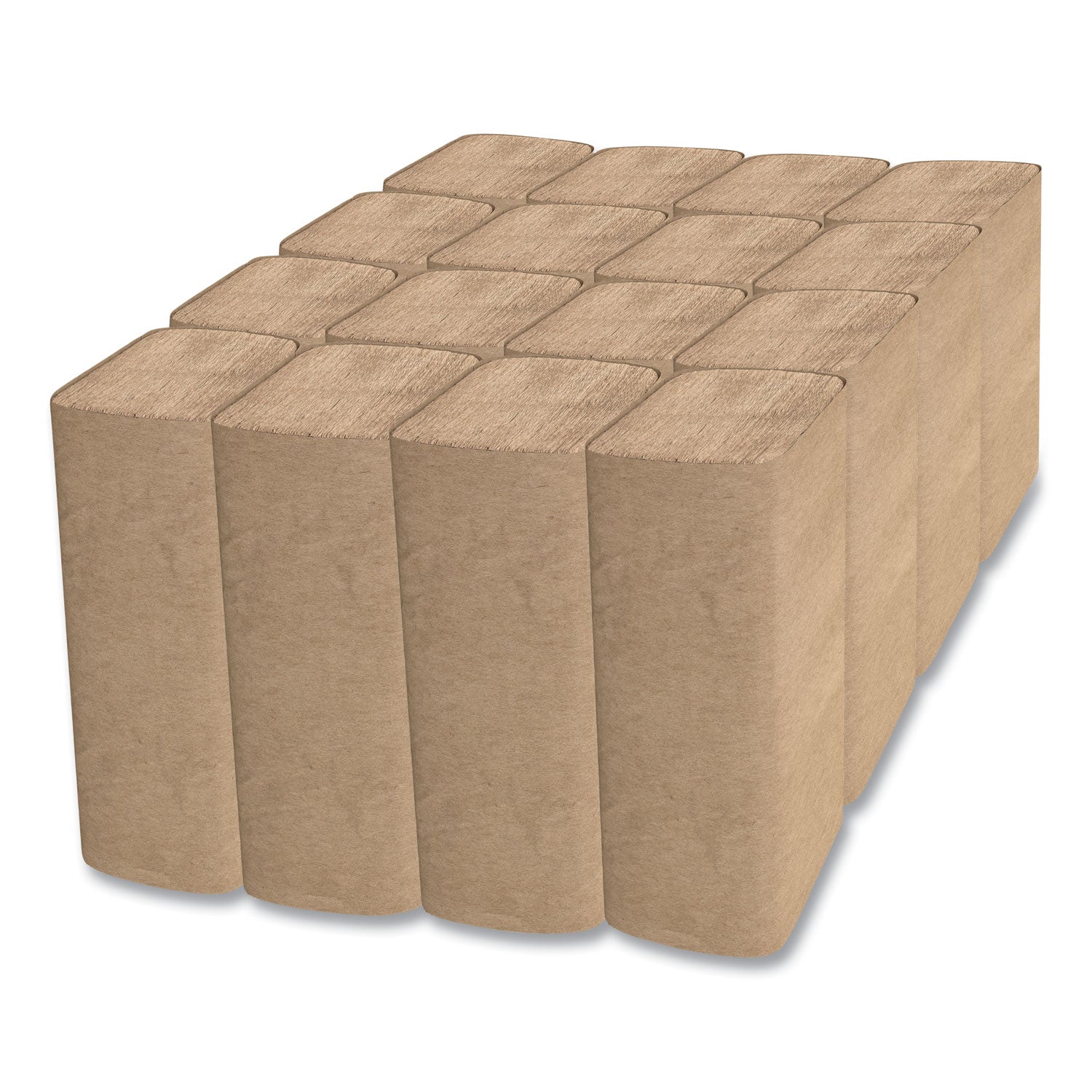 Select Folded Paper Towels, Single-Fold, 1-Ply, 9 x 9.45, Natural, 250/Pack, 16 Packs/Carton