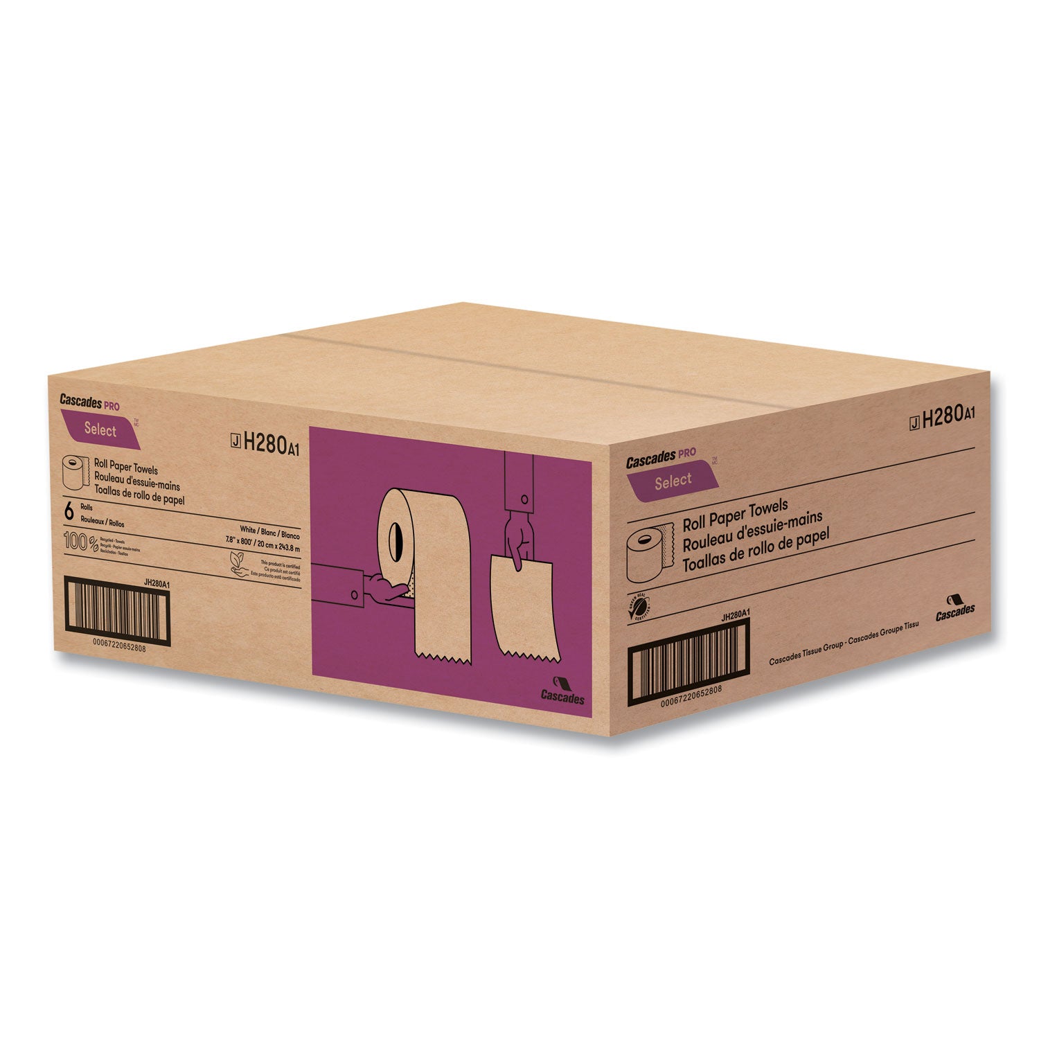 select-hardwound-roll-towels-1-ply-788-x-800-ft-white-6-rolls-carton_csdh280 - 2