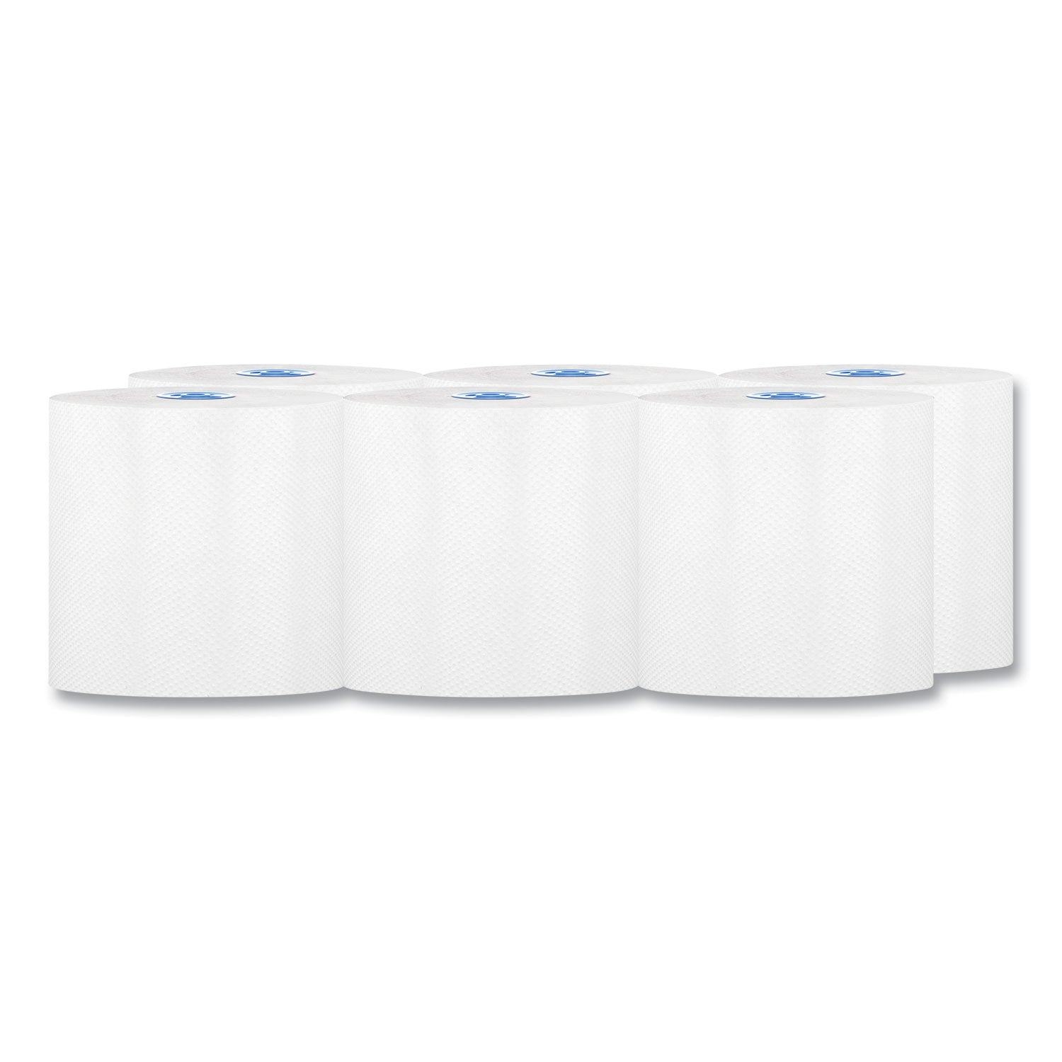 Perform Hardwound Roll Towels for Tandem Dispensers, 1-Ply, 7.5" x 1,050 ft, Ultra White, 6/Carton