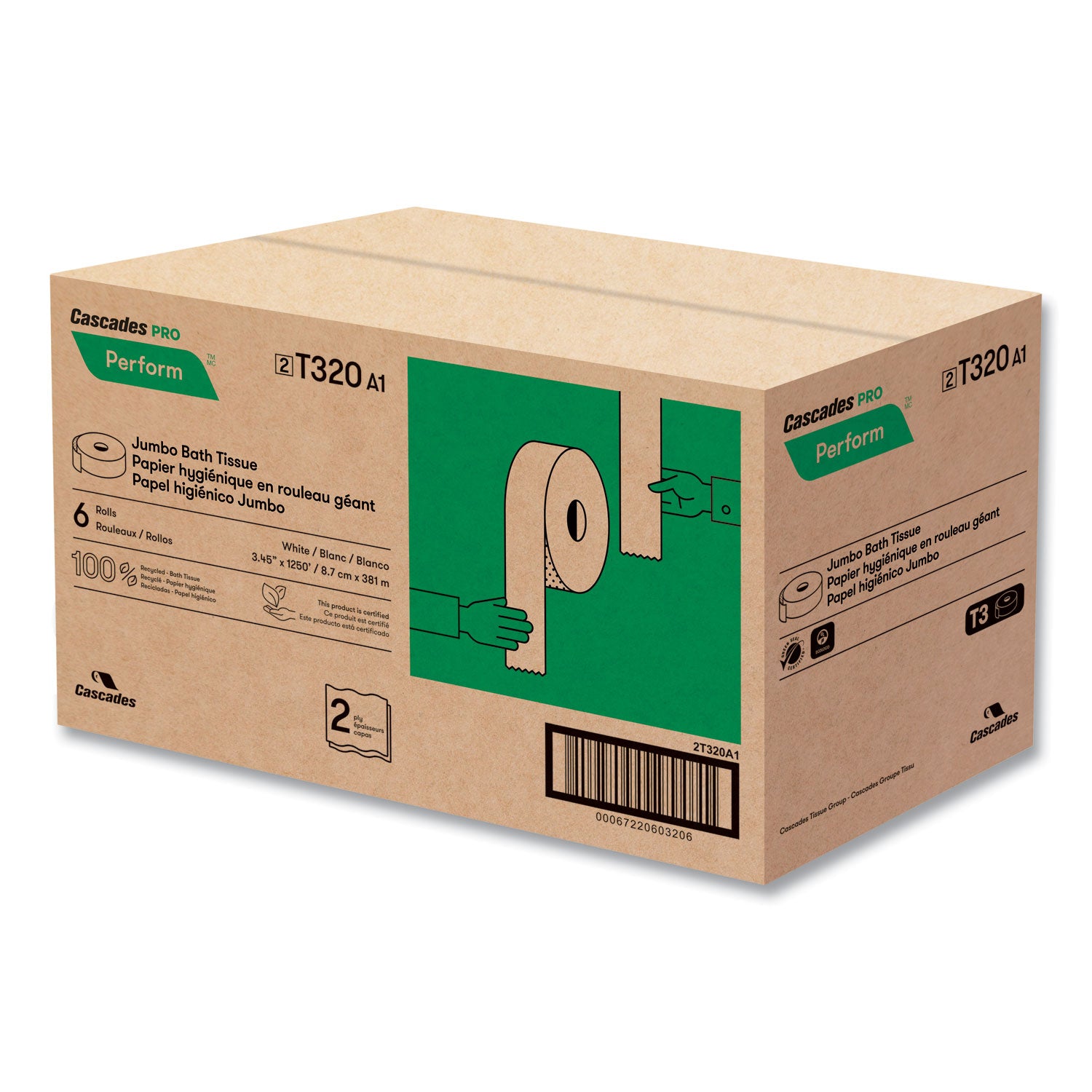 perform-bath-tissue-for-tandem-dispensers-septic-safe-2-ply-white-345-x-1250-ft-6-rolls-carton_csdt320 - 2