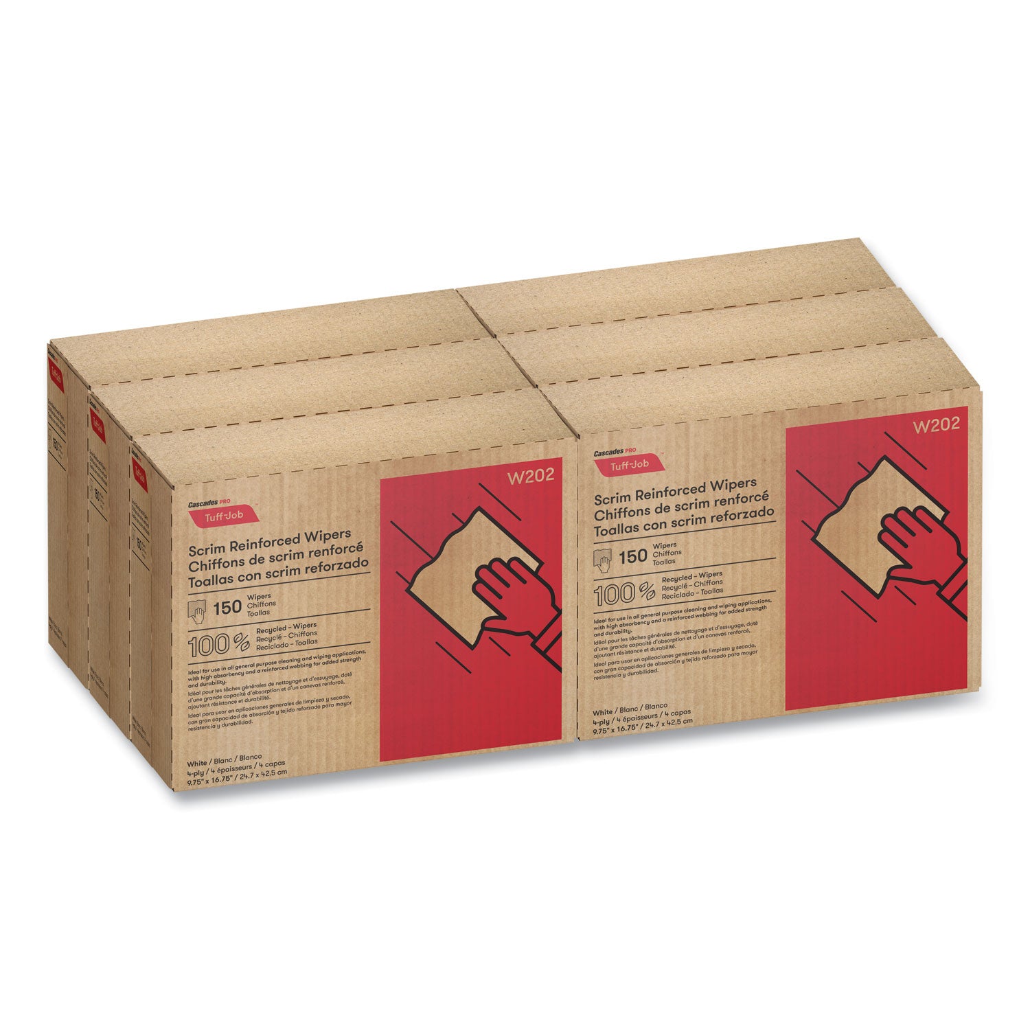 tuff-job-scrim-reinforced-wipers-4-ply-975-x-1675-white-150-box-6-box-carton_csdw202 - 5