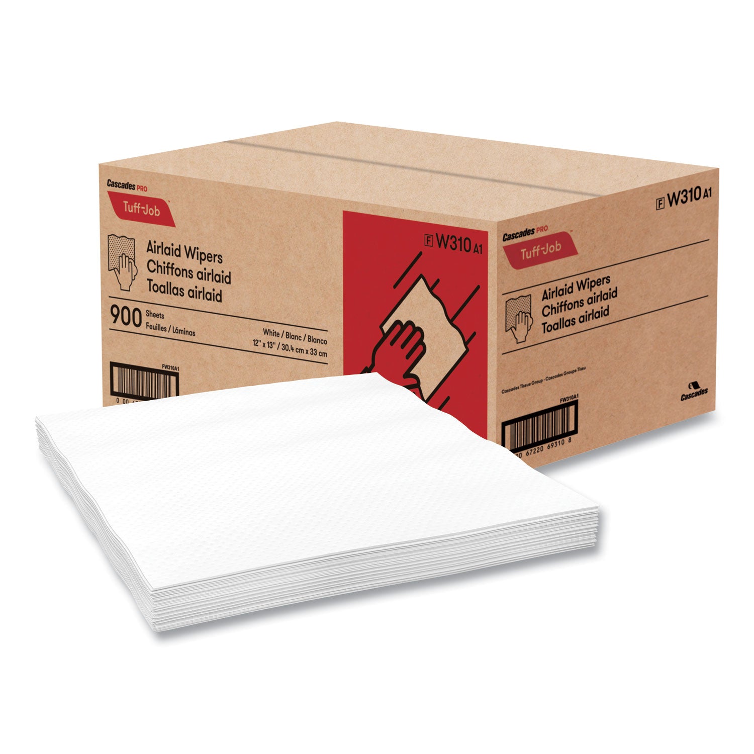 tuff-job-airlaid-wipers-medium-12-x-13-white-900-carton_csdw310 - 3