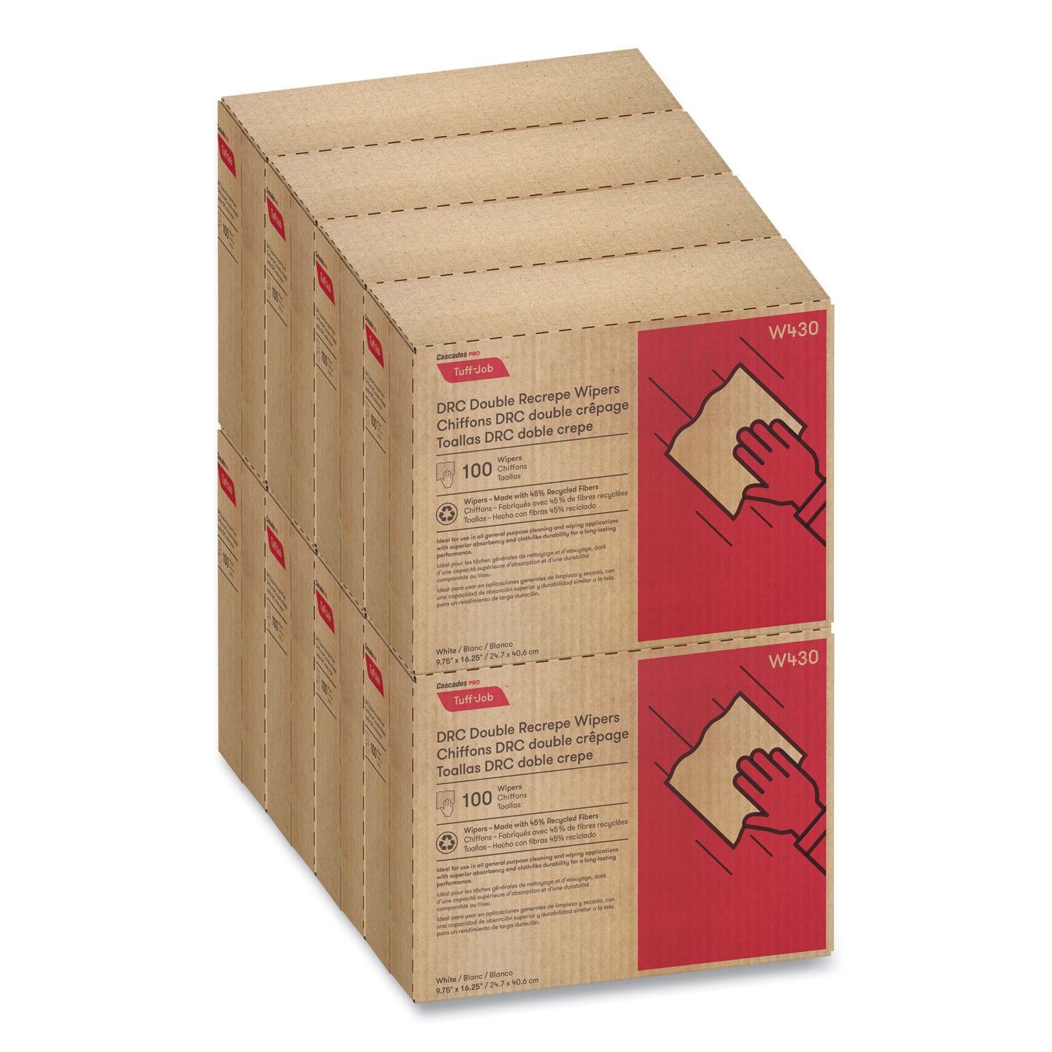 tuff-job-double-recrepe-wipers-975-x-165-white-100-box-8-box-carton_csdw430 - 3