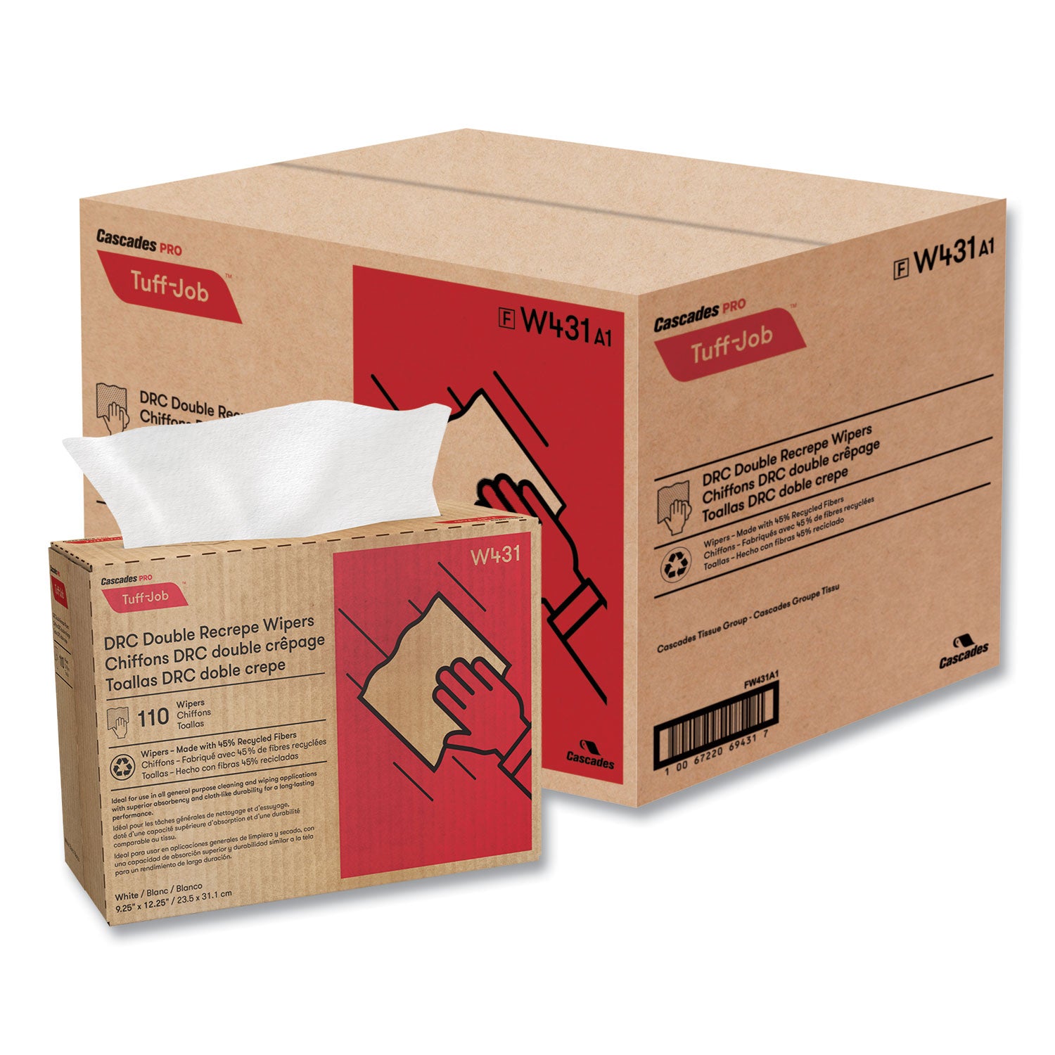 tuff-job-double-recrepe-wipers-925-x-125-white-110-box-12-boxes-carton_csdw431 - 3