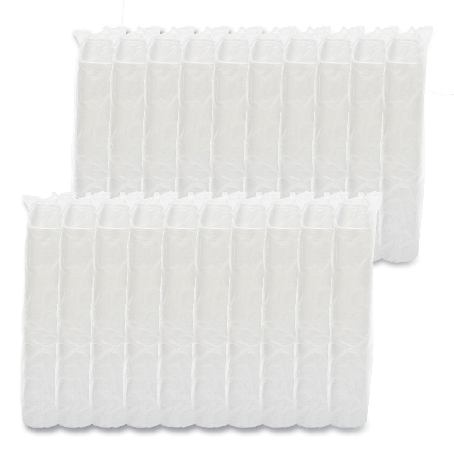 Foam Containers, 6 oz, White, 50/Bag, 20 Bags/Carton