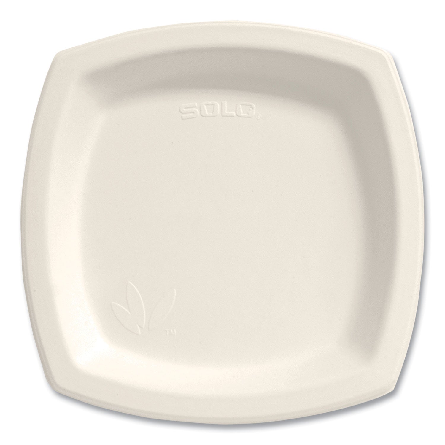 Bare Eco-Forward Sugarcane Dinnerware, Plate, 8.25" dia, Ivory, 125/Pack - 