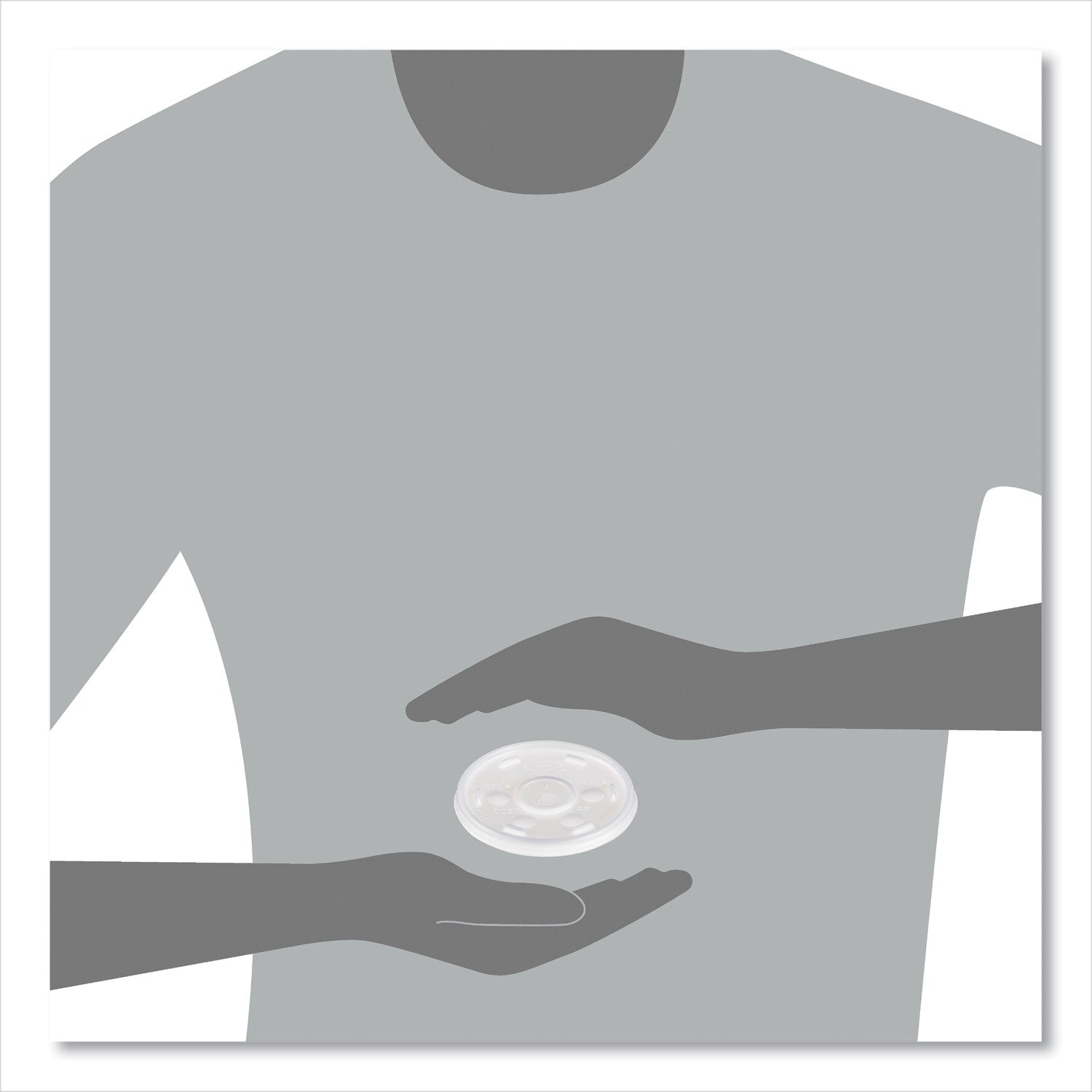 Plastic Cold Cup Lids, Fits 10 oz Cups, Translucent, 100 Pack, 10 Packs/Carton