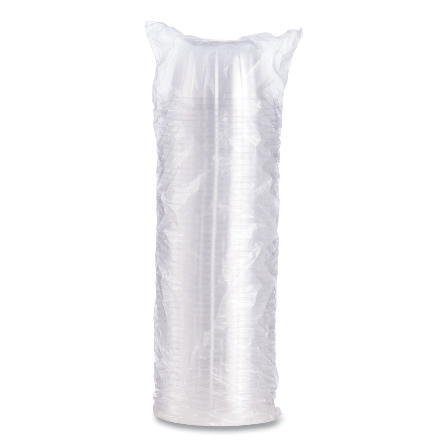 D-T Sundae/Cold Cup Lids, Fits 6, 8, 12 oz Foam Cups, Clear, 50/Pack, 20 Packs/Carton