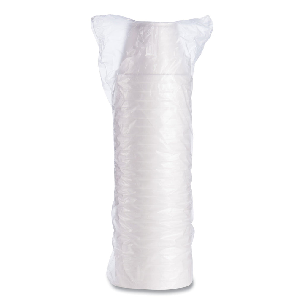 Food Containers, 12 oz, White, Foam, 25/Bag, 20 Bags/Carton