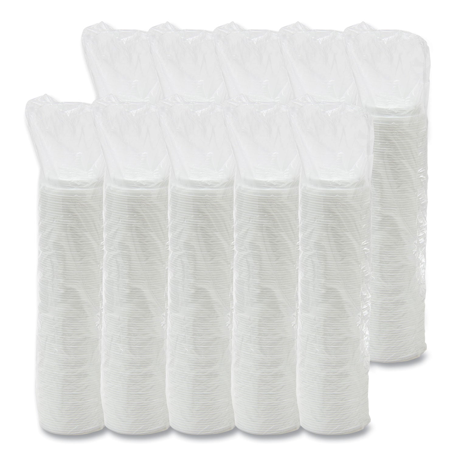 Cappuccino Dome Sipper Lids, Fits 12 oz to 24 oz Cups, White, 1,000/Carton