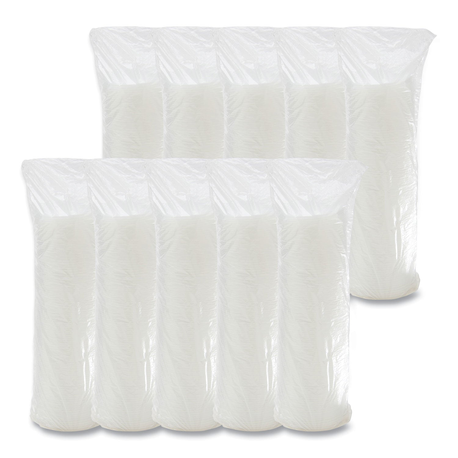 Lift n' Lock Plastic Hot Cup Lids, With Straw Slot, Fits 12 oz to 24 oz Cups, Translucent, 100/Pack, 10 Packs/Carton