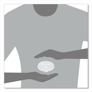 Lift n' Lock Plastic Hot Cup Lids, With Straw Slot, Fits 12 oz to 24 oz Cups, Translucent, 100/Pack, 10 Packs/Carton