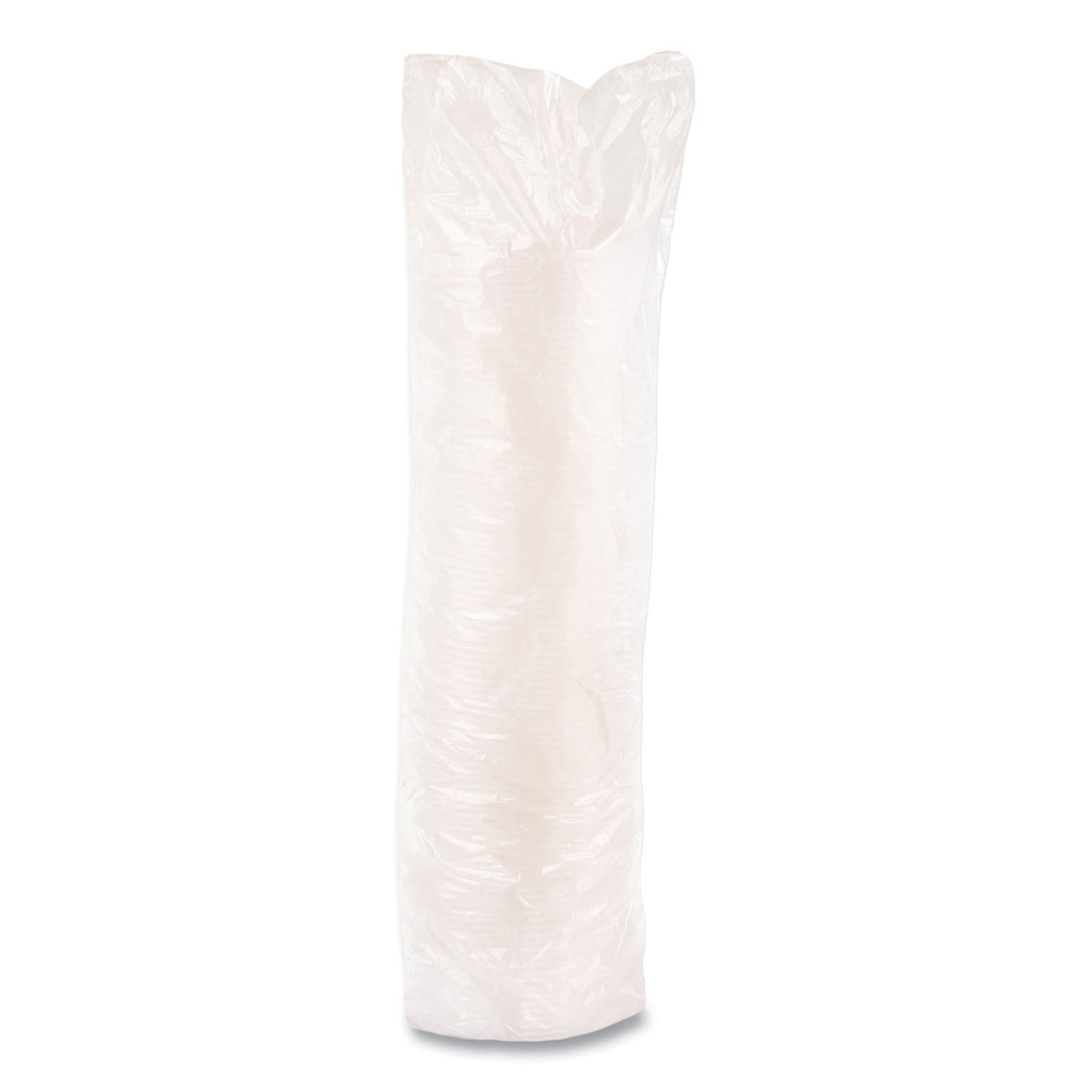 Lift n' Lock Plastic Hot Cup Lids, With Straw Slot, Fits 12 oz to 24 oz Cups, Translucent, 100/Pack, 10 Packs/Carton