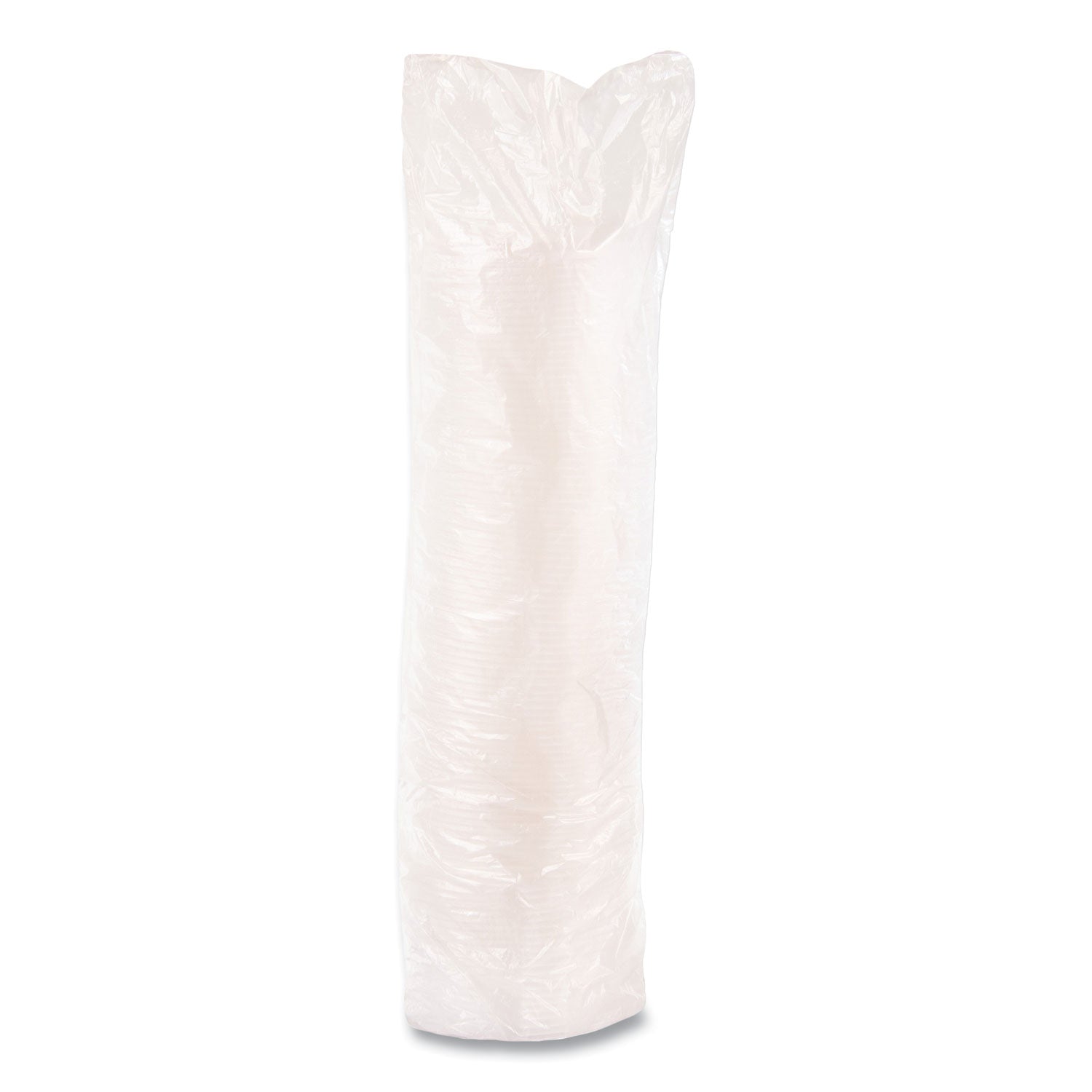 Lift n' Lock Plastic Hot Cup Lids, With Straw Slot, Fits 12 oz to 24 oz Cups, Translucent, 100/Pack, 10 Packs/Carton