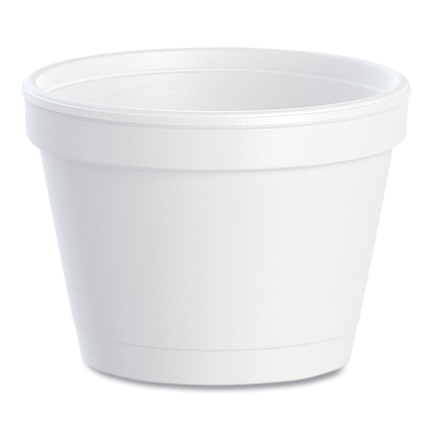 Bowl Containers, 4 oz, White, Foam, 1,000/Carton - 