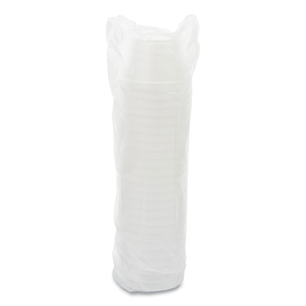 Foam Containers, Extra Squat, 16 oz, White, 25/Bag, 20 Bags/Carton