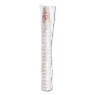 Cafe G Foam Hot/Cold Cups, 20 oz, Brown/Red/White, 20/Pack