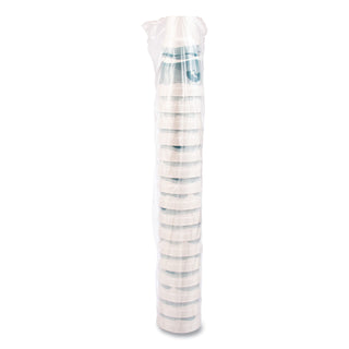 Horizon Hot/Cold Foam Drinking Cups, 32 oz, Teal/White, 16/Bag, 25 Bags/Carton