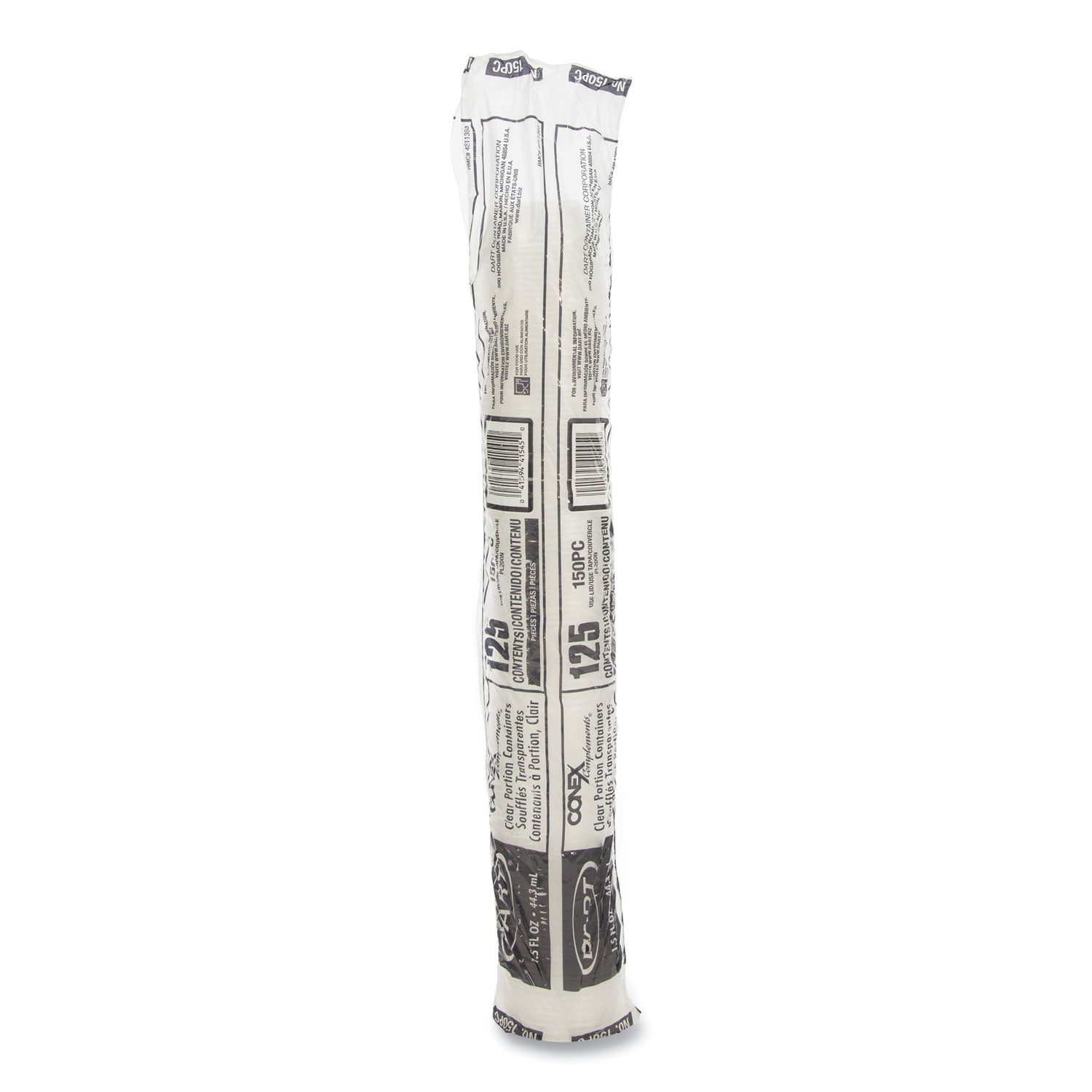 Conex Complements Portion/Medicine Cups, 1.5 oz, Translucent, 125/Bag, 20 Bags/Carton