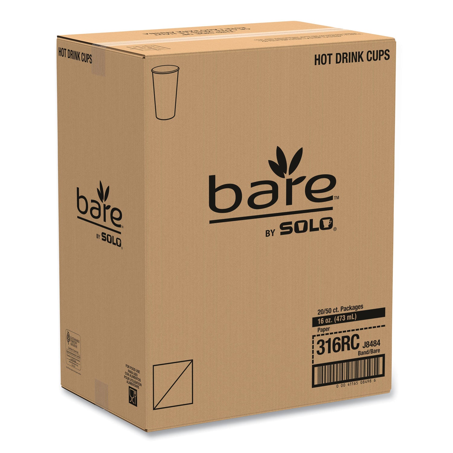 bare-eco-forward-recycled-content-pcf-paper-hot-cups-proplanet-seal-16-oz-green-white-beige-1000-carton_scc316rc - 3