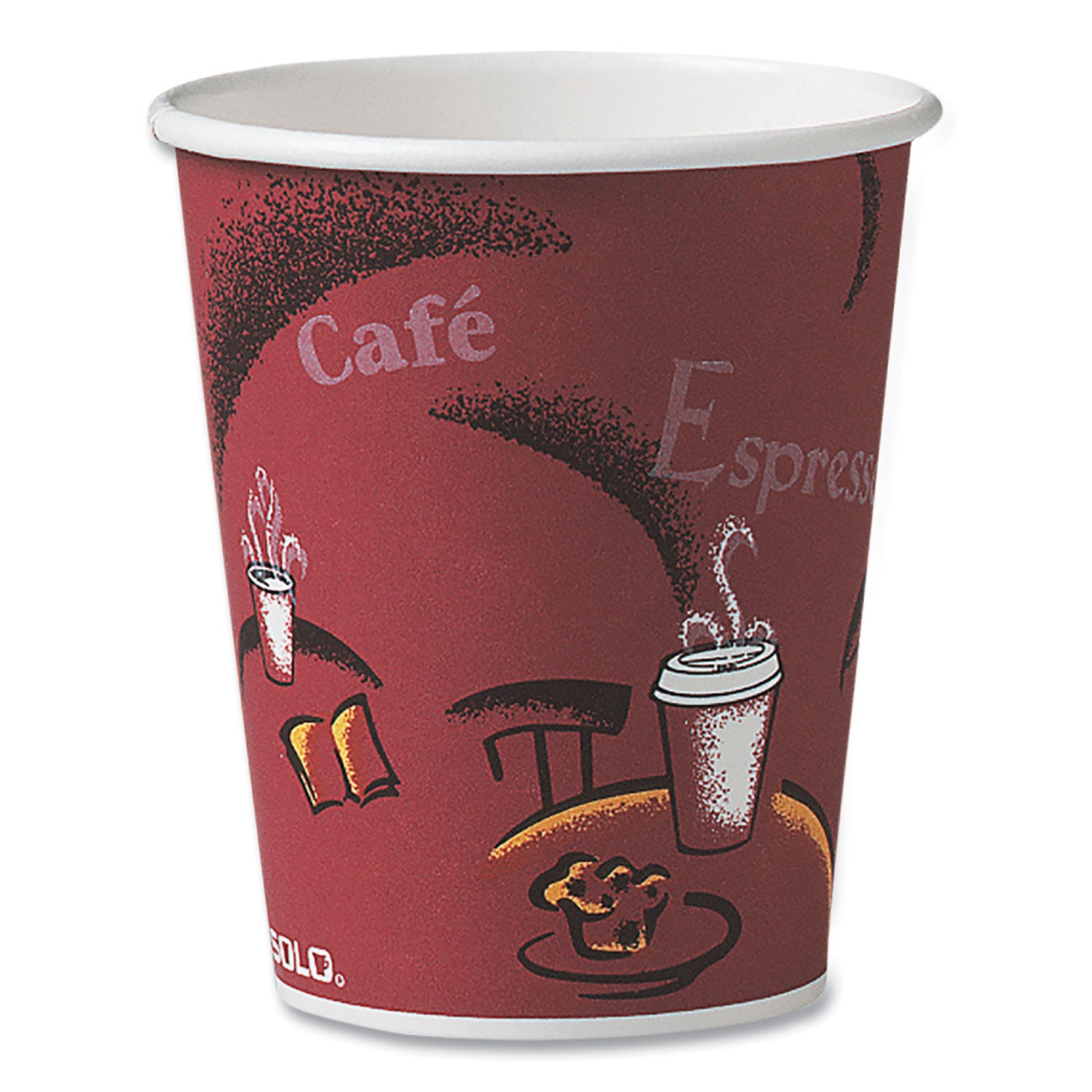 paper-hot-drink-cups-in-bistro-design-10-oz-maroon-50-pack_scc370sipk - 1