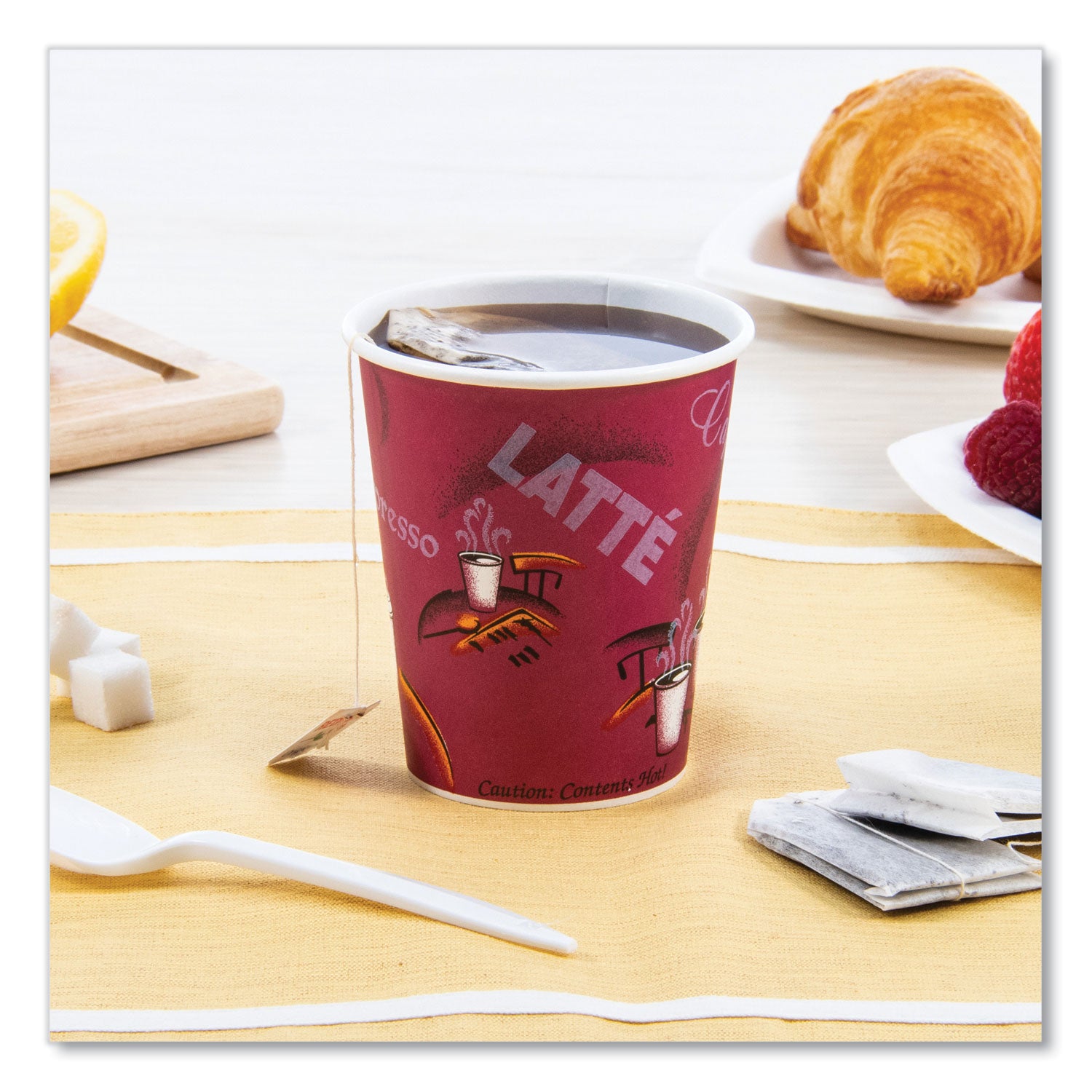 paper-hot-drink-cups-in-bistro-design-10-oz-maroon-50-pack_scc370sipk - 4