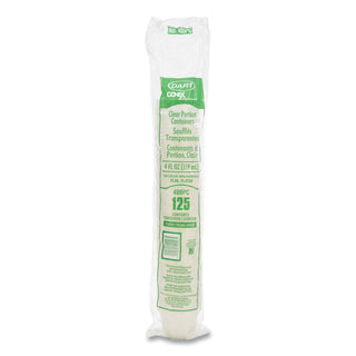 Conex Complements Portion/Medicine Cups, 4 oz, Clear, 125/Bag, 20 Bags/Carton