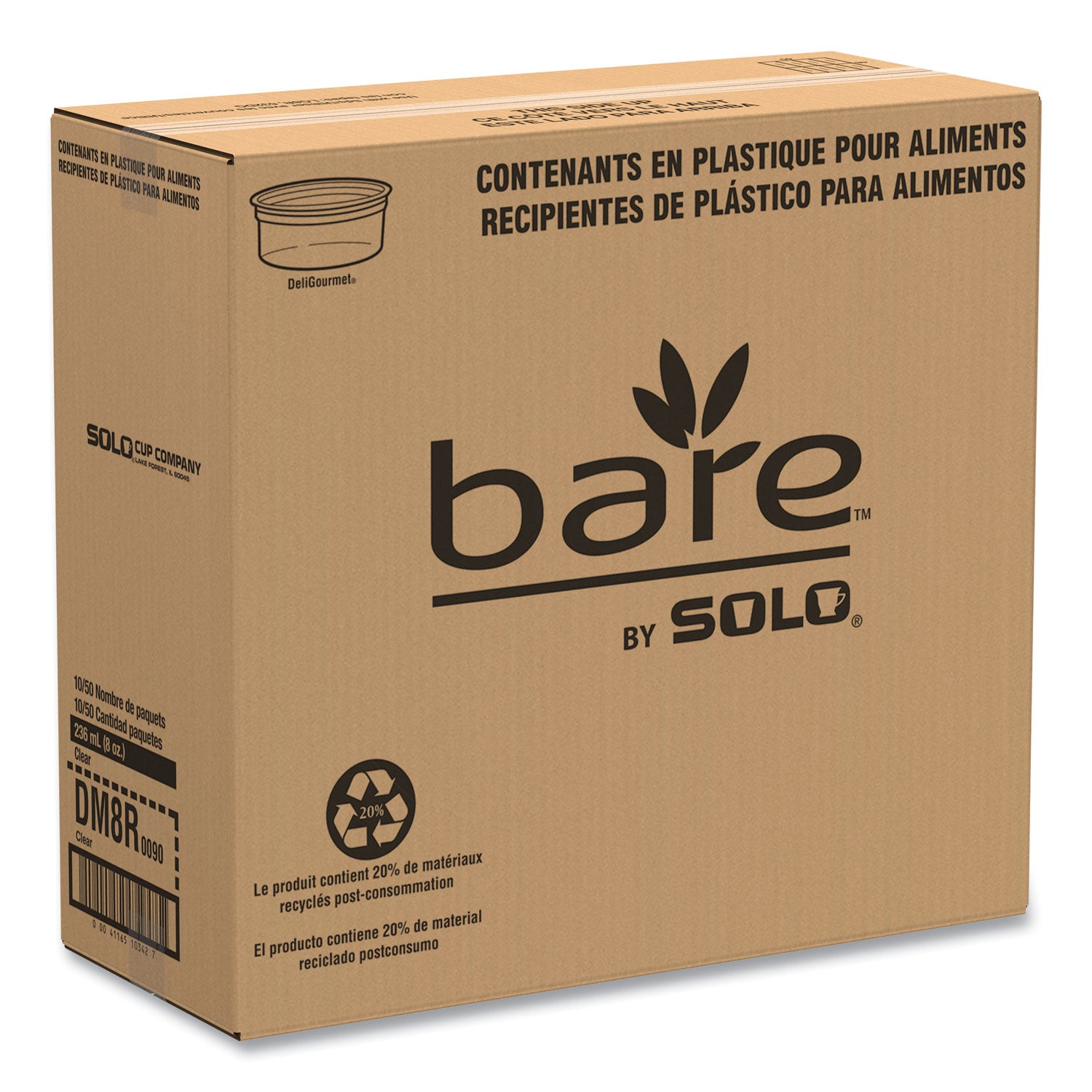 bare-eco-forward-rpet-deli-containers-proplanet-seal-8-oz-46-diameter-x-18h-clear-plastic-500-carton_sccdm8r - 3