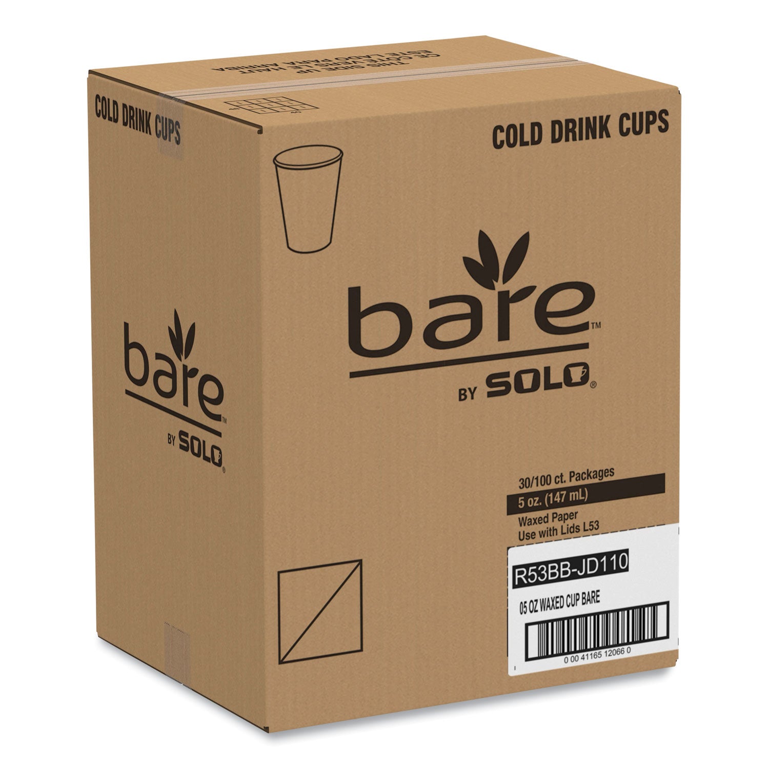 bare-eco-forward-paper-cold-cups-proplanet-seal-5-oz-green-white-100-sleeve-30-sleeves-carton_sccr53bbjd110ct - 3