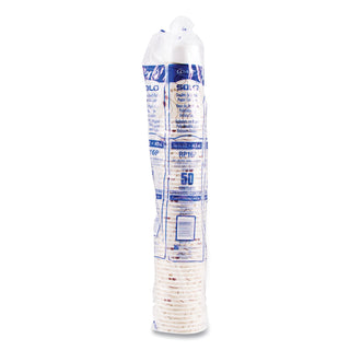 Double Sided Poly (DSP) Paper Cold Cups, 16 oz, Beige/White, 50/Sleeve, 20 Sleeves/Carton