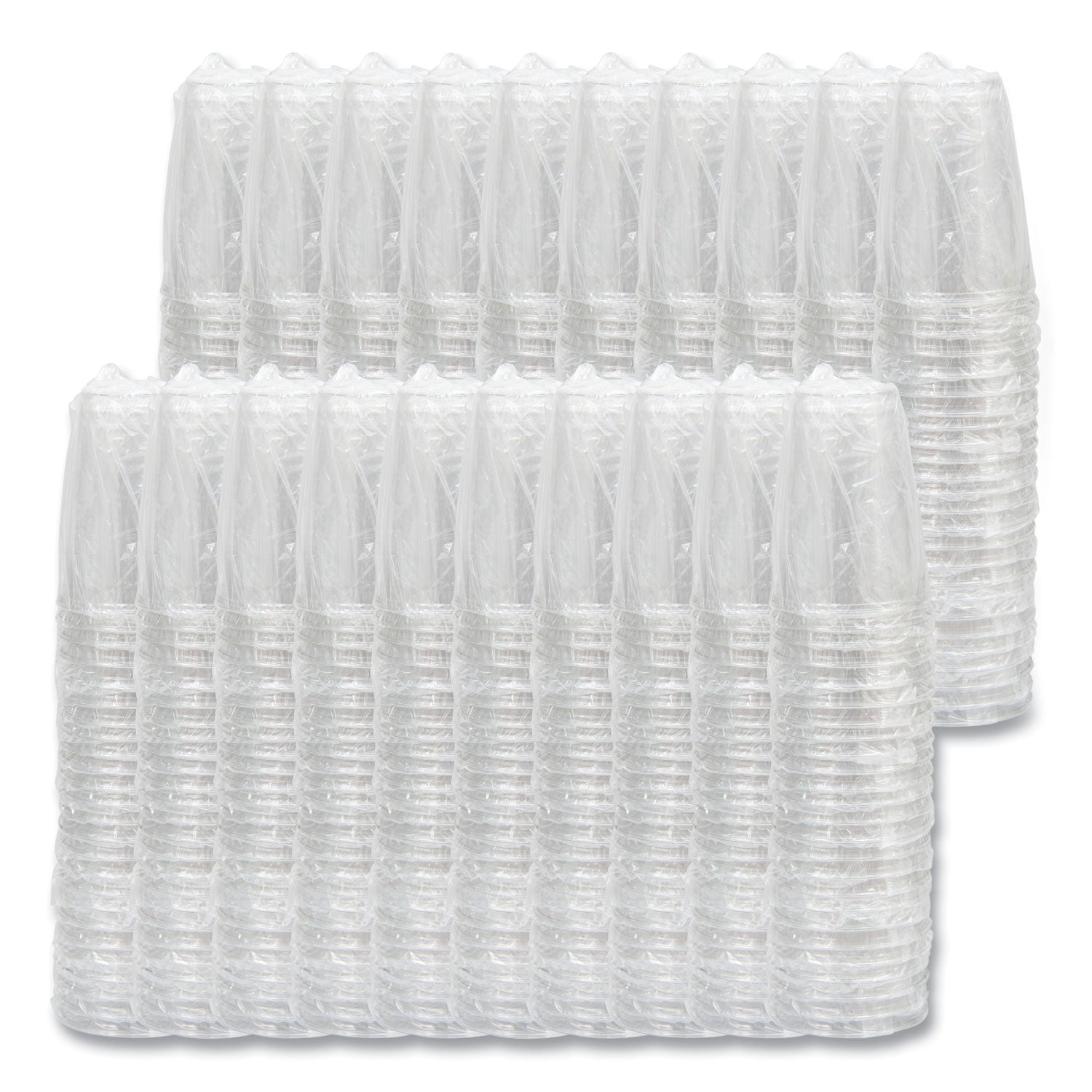 Ultra Clear PETE Cold Cups, 10 oz, Individually Wrapped, 25/Sleeve, 20 Sleeves/Carton - 