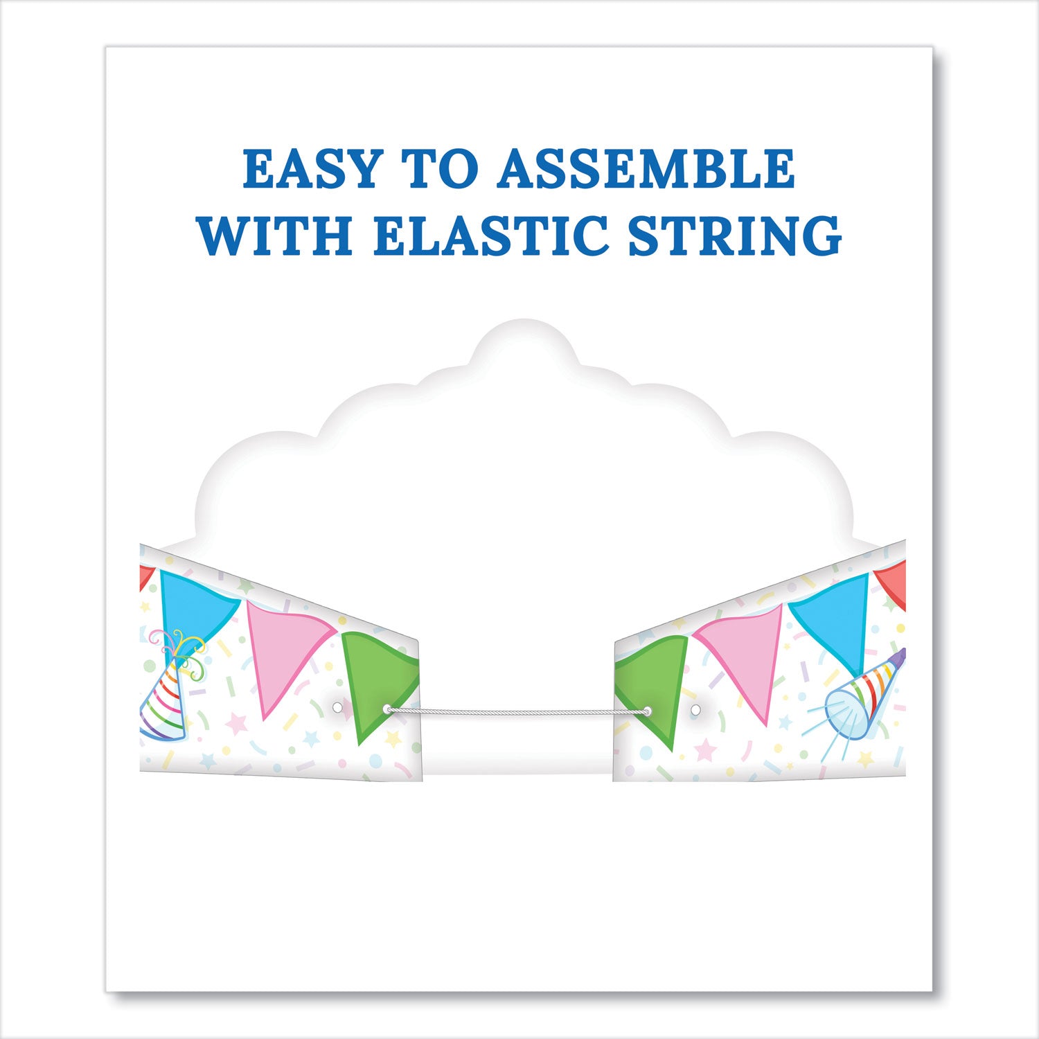 Student Crown, Birthday, 14.5 x 5.13, Assorted Colors, 30/Pack
