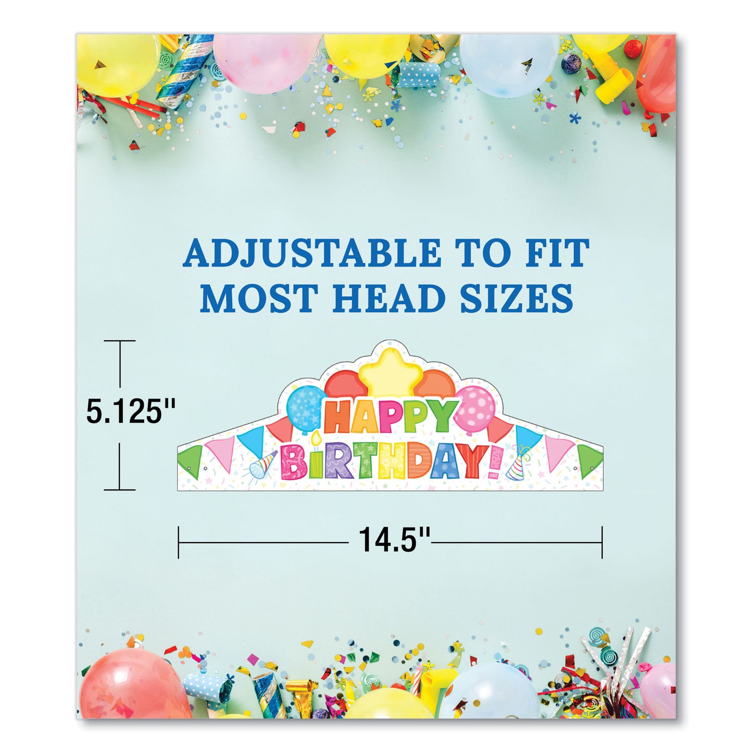 student-crown-birthday-145-x-513-assorted-colors-30-pack_cdp101100 - 4