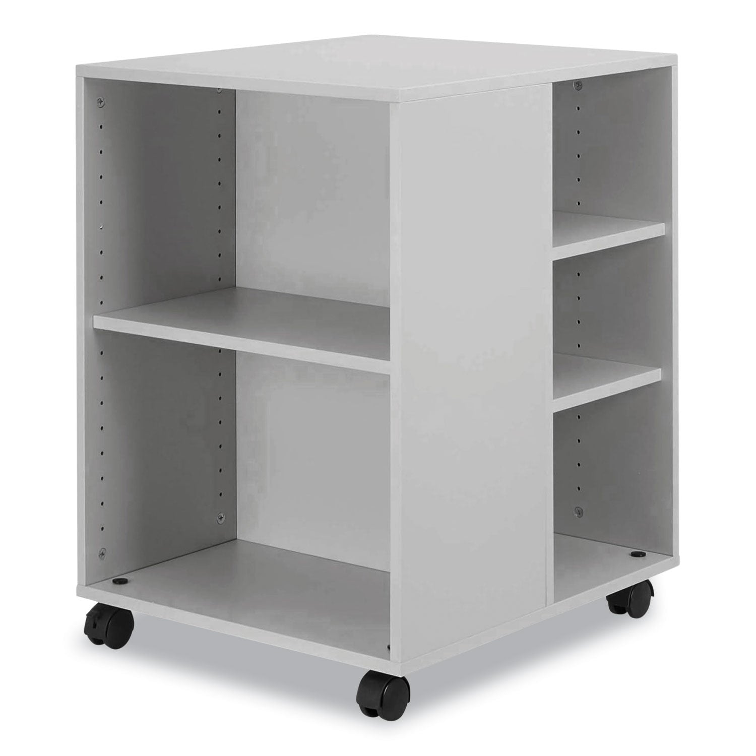 flexible-multi-functional-cart-for-office-storage-wood-6-shelves-2079-x-2331-x-2945-gray_dbl311310 - 1