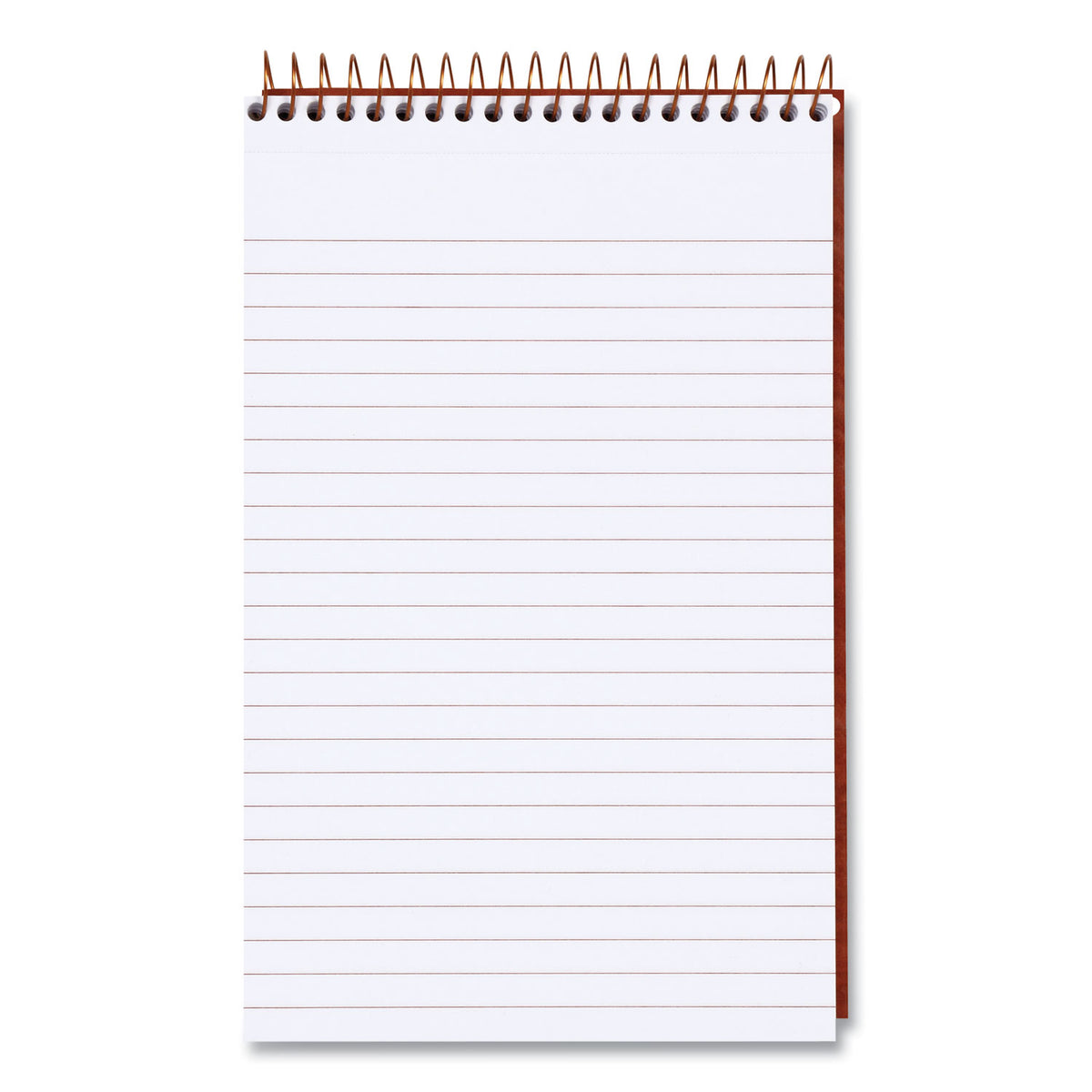 Gold Fibre Retro Wirebound Writing Pads, Medium/College Rule, Red Cover, 80 White 5 x 8 Sheets