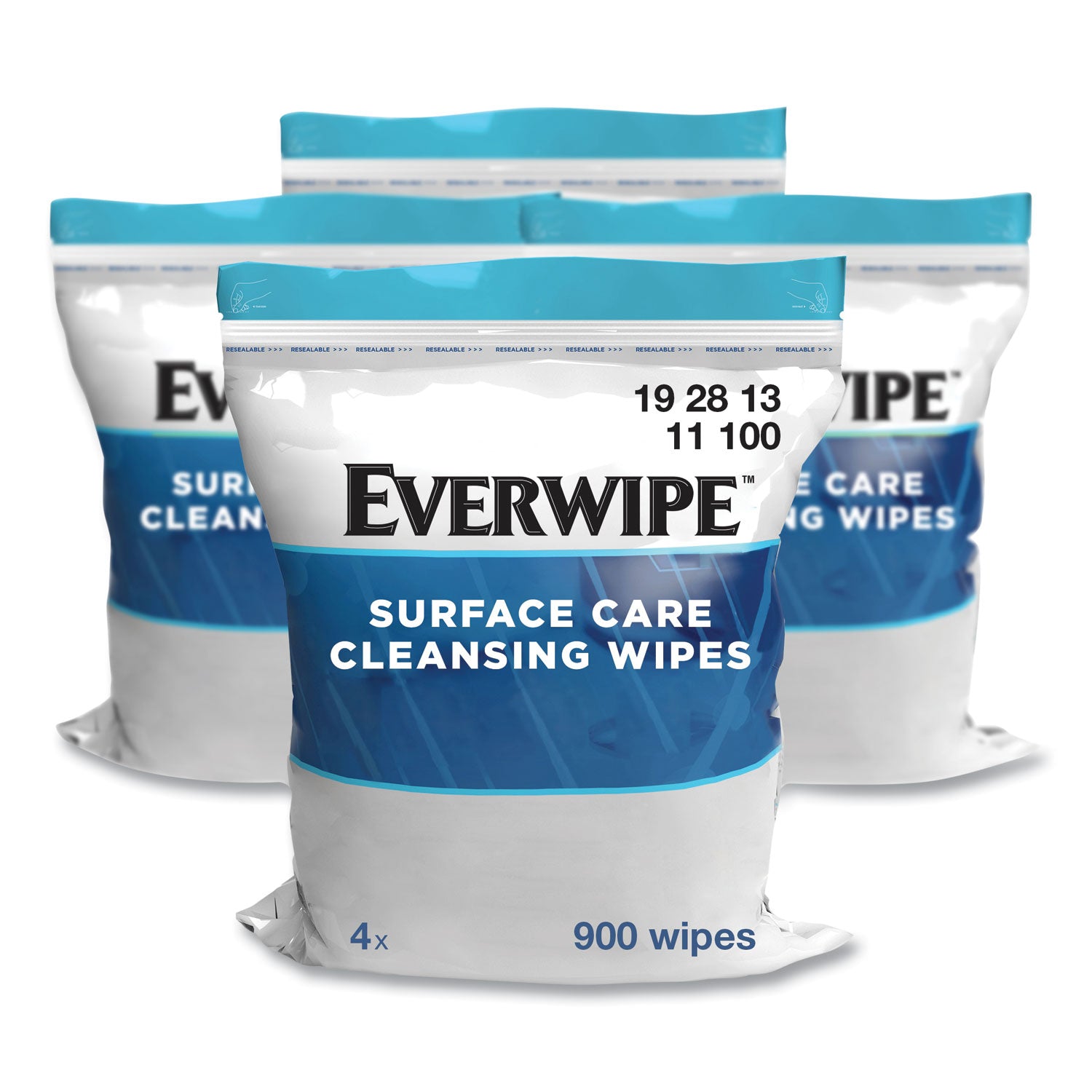 cleaning-and-deodorizing-wipes-1-ply-8-x-6-lemon-white-900-bag-4-bags-carton_trk192813 - 1