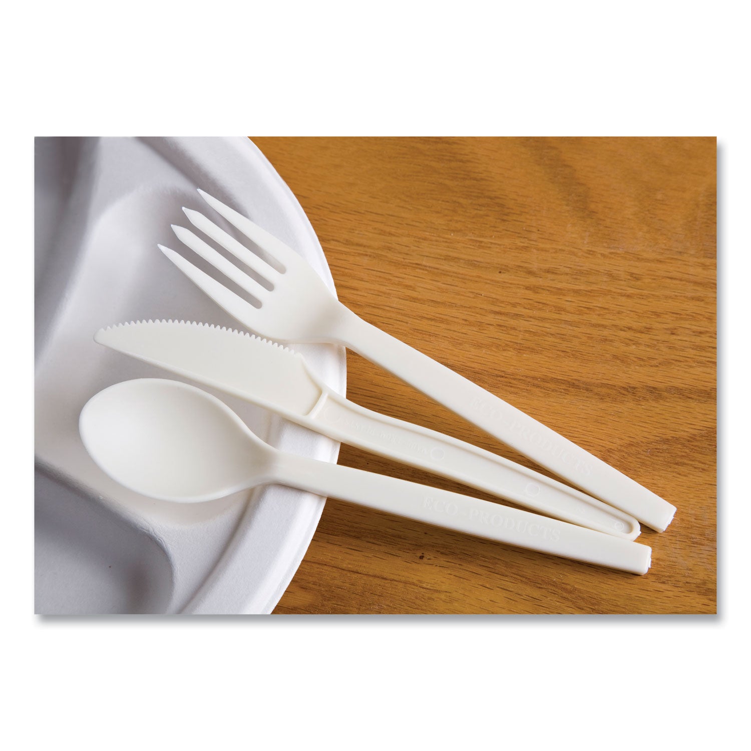 Eco-Products - Plant Starch Fork, Cream, 1000/Carton, Sold as 1 CT - 5