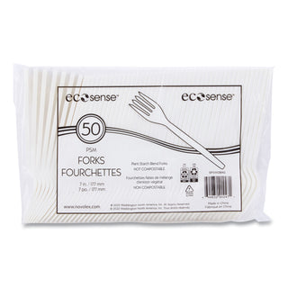ecosense-renewable-plant-starch-cutlery-fork-7-50-pack-20-packs-carton_wnaeps002 - 4